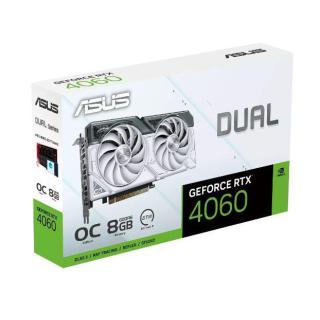 Karta graficzna GeForce RTX 4060 DUAL OC 8GB WHITE GDDR6 128bit 3DP