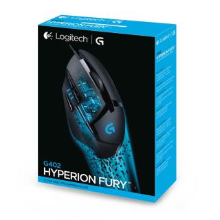 Mysz Logitech 910-004068 (optyczna 4000 DPI kolor czarny)