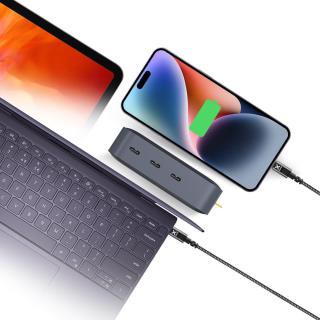 XTORM POWERBANK DO LAPTOPA / TABLETU / SMARTFONA TITAN USB-C 60W 24.000 MAH, 1X USB-C PD 60W, 2X USB-C PD 30W