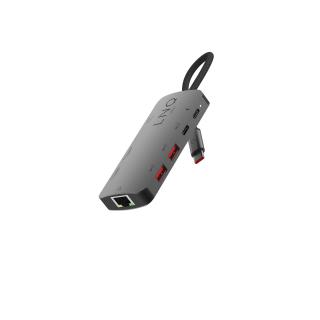 LINQ HUB USB-C 8IN1 8K PRO MULTIPORT (HDMI,USB-C 3.2, 2X...