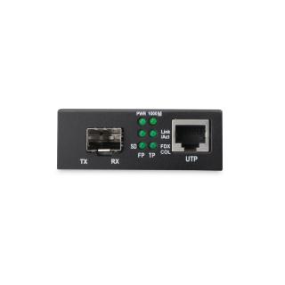 Media konwerter RJ45 10/100/1000Base-T na SFP 1000Base-SX/LX (bez modułu SFP)