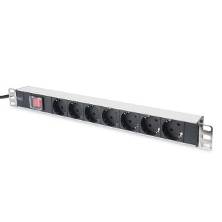 Listwa zasilająca do szaf rack (PDU) 19 cali 7x Schuko