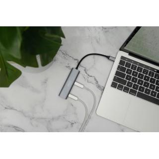 USB-C 4 PORT HUB/4X USB-C