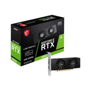 Karta graficzna GeForce RTX 3050 LP 6G OC 6GB GDDR6 96bit...