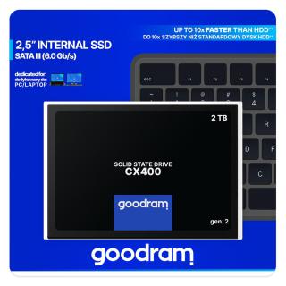 SSD GOODRAM CX400 Gen. 2 2TB SATA III 2,5 RETAIL