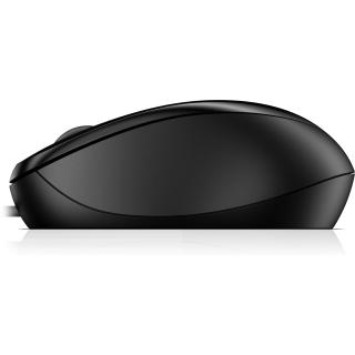 Mysz HP 1000 Wired Optical Mouse with 3 Buttons and 1000 DPI przewodowa czarna 4QM14AA