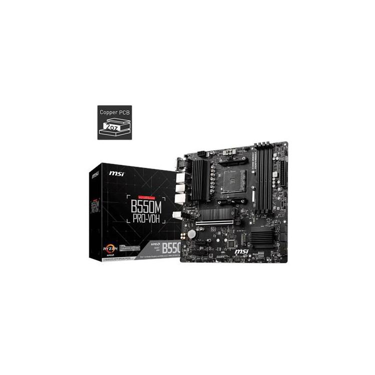 MSI B550M PRO-VDH - bundkort - micro-A