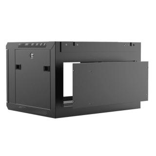 CAYMON SZAFA RACK 19" 6 UNITS - 450MM (D), ZDEJMOWANA TYLNA ŚCIANKA, CZARNA