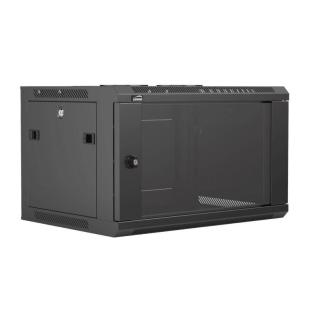 CAYMON SZAFA RACK 19" 6 UNITS - 450MM (D), ZDEJMOWANA TYLNA ŚCIANKA, CZARNA