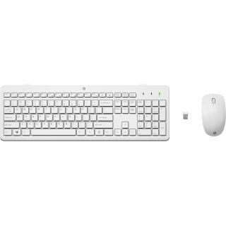 Zestaw klawiatura + mysz HP 230 Wireless Mouse and Keyboard Combo bezprzewodowe białe 3L1F0AA