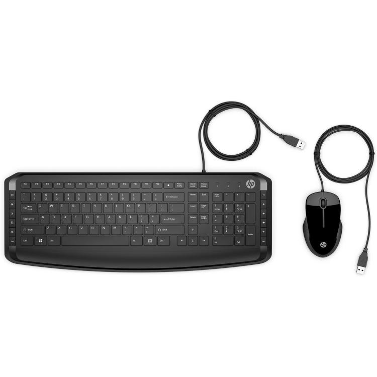 Zestaw klawiatura + mysz HP Pavilion Keyboard and Mouse 200 Combo przewodowe czarne 9DF28AA