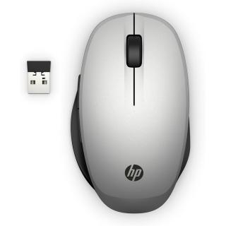 Mysz HP Dual Mode Wireless/Bluetooth Mouse Silver 300 bezprzewodowa srebrna 6CR72AA