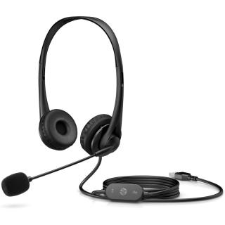 Słuchawki z mikrofonem HP Stereo USB Headset G2 przewodowe czarne 428H5AA