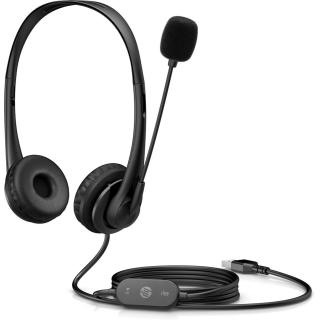 Słuchawki z mikrofonem HP Stereo USB Headset G2 przewodowe czarne 428H5AA