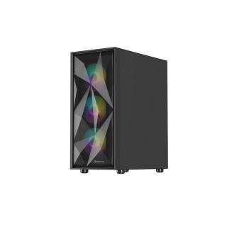 Obudowa Genesis Diaxid 605 ARGB MIDI TOWER USB-C Czarna