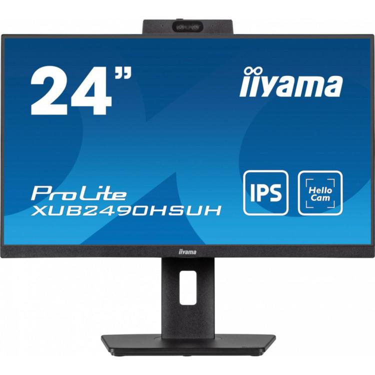 Monitor 24 cale XUB2490HSUH-B1 IPS,FHD,CAM,MIC,HDMI,DP,3xUSB(3.2), 100Hz,250cd,4ms,ADAPTIVE SYNC,FlickerFree,2x2W,WINDOWS HELLO