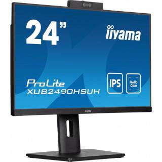 Monitor 24 cale XUB2490HSUH-B1 IPS,FHD,CAM,MIC,HDMI,DP,3xUSB(3.2), 100Hz,250cd,4ms,ADAPTIVE SYNC,FlickerFree,2x2W,WINDOWS HELLO