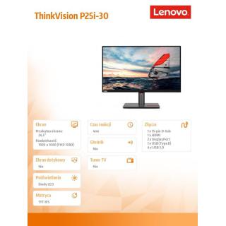 Monitor 24.5 cala ThinkVision P25i-30 FHD 63F4MAT1EU