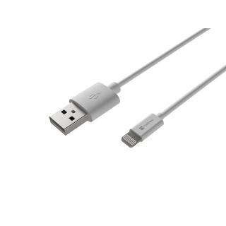 Kabel Lightning (M)- USB-A(M) 1m MFI Prati Biały