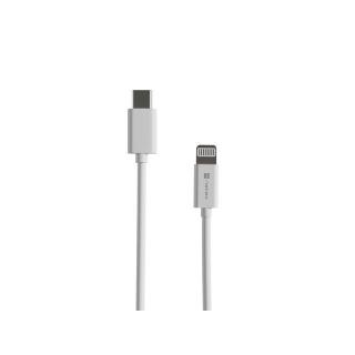 Kabel Lightning (M)- USB-C(M) 1m MFI Prati Biały