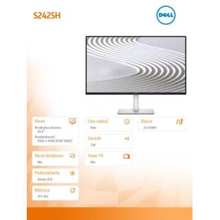 Monitor 23.8 cala S2425H IPS LED 100Hz Full HD (1920x1080)/16:9/2xHDMI/Speakers/3Y