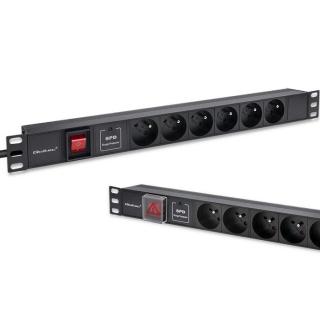 Listwa zasilająca PDU do RACK 19" | 1U | 16A | 6xFRENCH | 1.8m