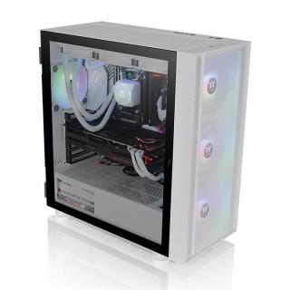 Obudowa - H570 Tempered Glass 3x12cm ARGB Snow