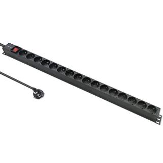 Listwa zasilająca PDU do RACK | 16A | 16xFRENCH | Pionowa | 1.8m