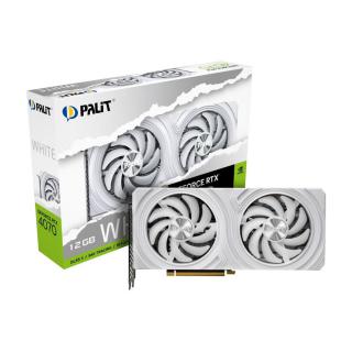 Karta graficzna GeForce RTX 4070 12GB GDDR6X 192bit 3DP biała