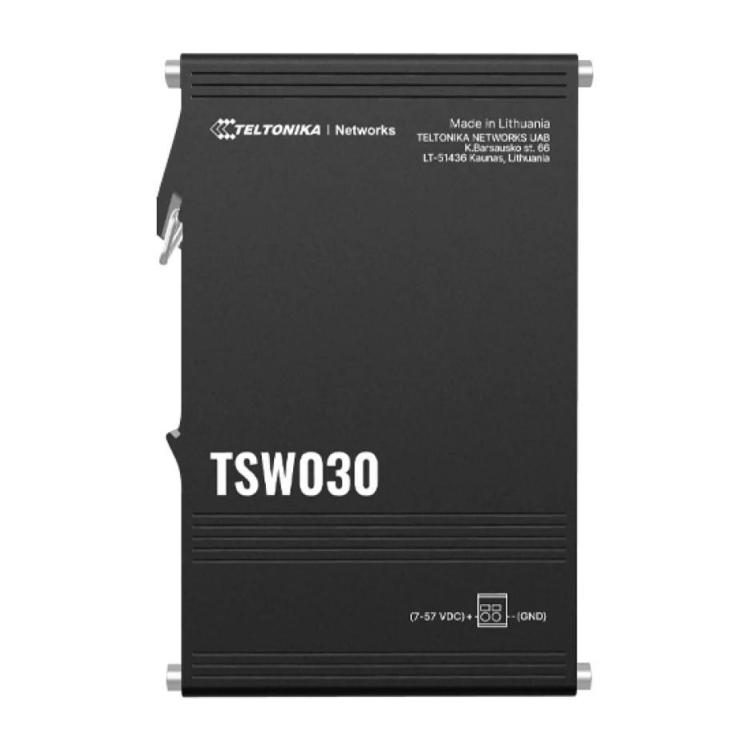 Switch TSW030 8xRJ45 porty 10/100Mbps DIN