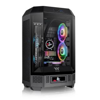 Obudowa - The Tower 300 Tempered Glass x 3, CT140 Fan x 2 Czarna