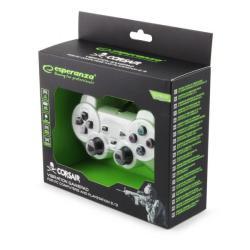 Gamepad Esperanza CORSAIR EGG106W (PC, PS2, PS3 kolor biały)