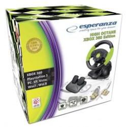 Kierownica Esperanza EG104 (PC, Xbox 360 kolor czarno-zielony)