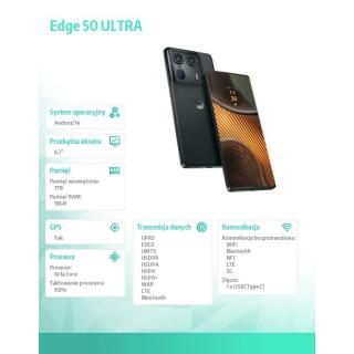 Smartfon Edge 50 ULTRA 16GB/1TB Darkest Spruce(Czarny)