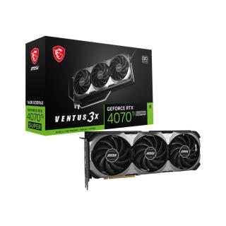 Karta graficzna GeForce RTX 4070 Ti SUPER 16G VENTUS 3X OC GDDRX6 256bit