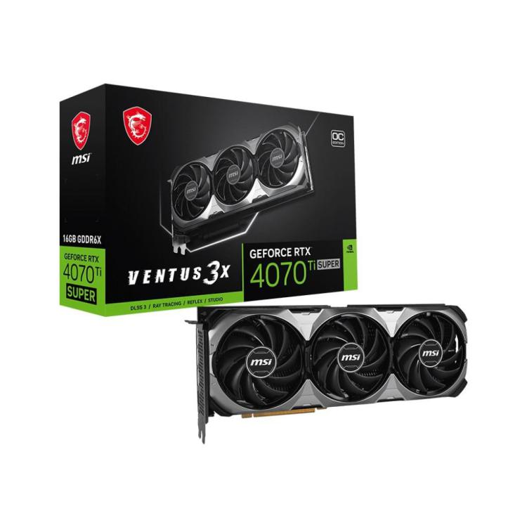 Karta graficzna GeForce RTX 4070 Ti SUPER 16G VENTUS 3X OC GDDRX6 256bit