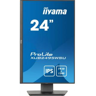 Monitor 24 cale XUB2495WSU-B7 IPS,16:10,300cd,4ms,HDMI,DP,3xUSB(3.2), 1xUSB-c,2x2W,FlickerFree,HAS(150mm)