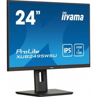 Monitor 24 cale XUB2495WSU-B7 IPS,16:10,300cd,4ms,HDMI,DP,3xUSB(3.2), 1xUSB-c,2x2W,FlickerFree,HAS(150mm)