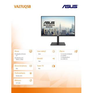 Monitor 27 cali VA27UQSB DP+HDMI2+SPK+USB