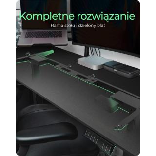 Biurko elektrycznie regulowane z blatem IB-EW122B-TT...