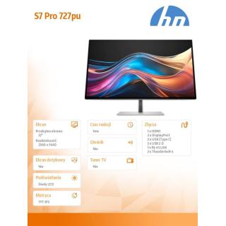 Monitor 27 cali S7 Pro 727pu QHD TB4 8J9E6AA