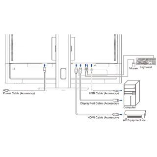 Monitor 24 cale XUB2497HSU-B1 IPS.HDMI.DP.2x2W.2xUSB(2.0).HAS(150mm). 250cd.1ms.100Hz