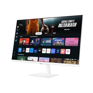 Monitor 32 cale SMART M70D VA 3840x2160 UHD 16:9 2xHDMI 3xUSB 2.0 1xUSB-C (65W) 4ms 60Hz WiFi/BT głośniki płaski biały 2Yd2d