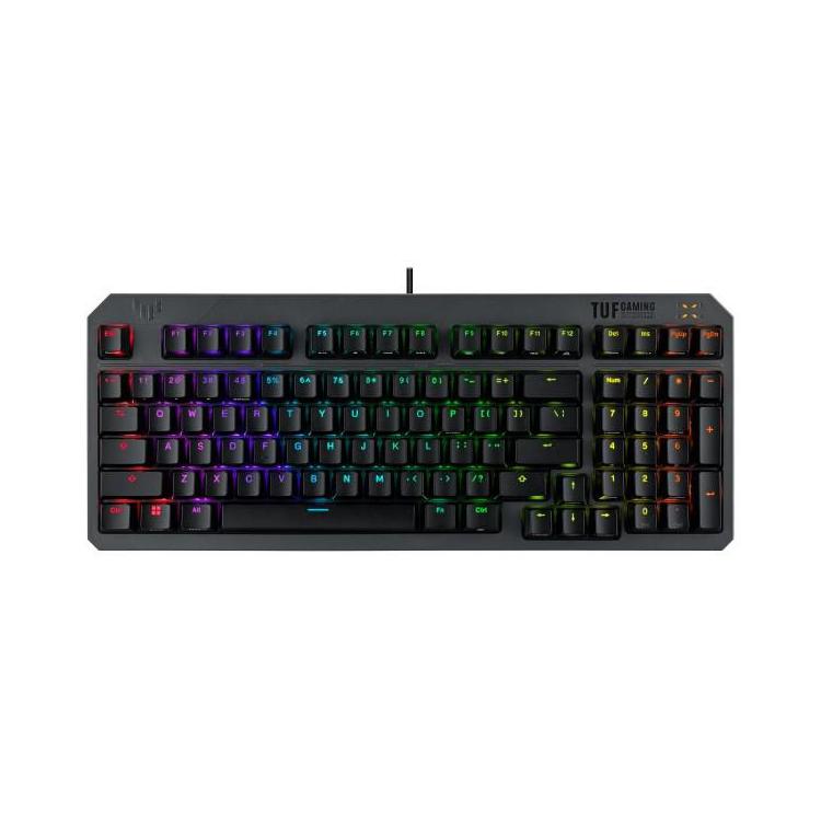 Klawiatura TUF Gaming K3 Gen II RGB/USB/IP57 AuraSync Czarna