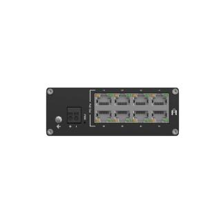 Przełącznik niezarządzalny Industrial switch TSW040 8xPoE+, 8x10/100 Eth, DIN