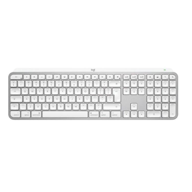 Klawiatura bezprzewodowa MX Keys S for Mac Pale Grey US 920-011638