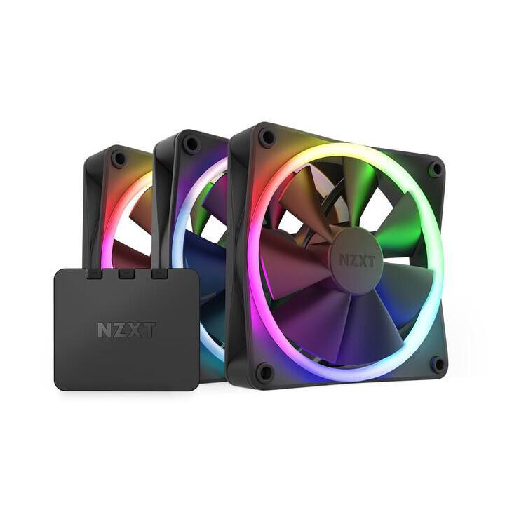 Zestaw 3 Wentylatory NZXT F120 RGB Kontroler