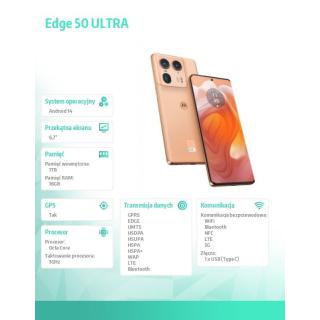 Smartfon Edge 50 ULTRA 16GB/1TB Stardust