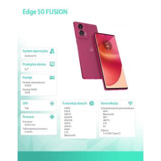 Smartfon Edge 50 FUSION 12GB/512GB Pink Peacock