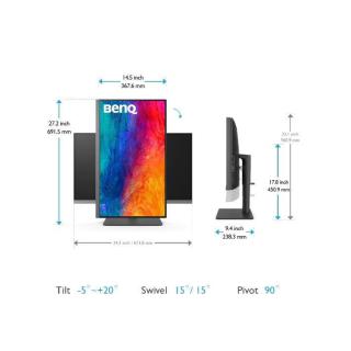 Monitor 27 cali PD2706U LED 4K 5ms/QHD/IPS/HDMI/DP/USB